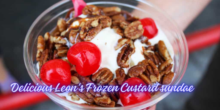 Delicious Leon's Frozen Custard sundae